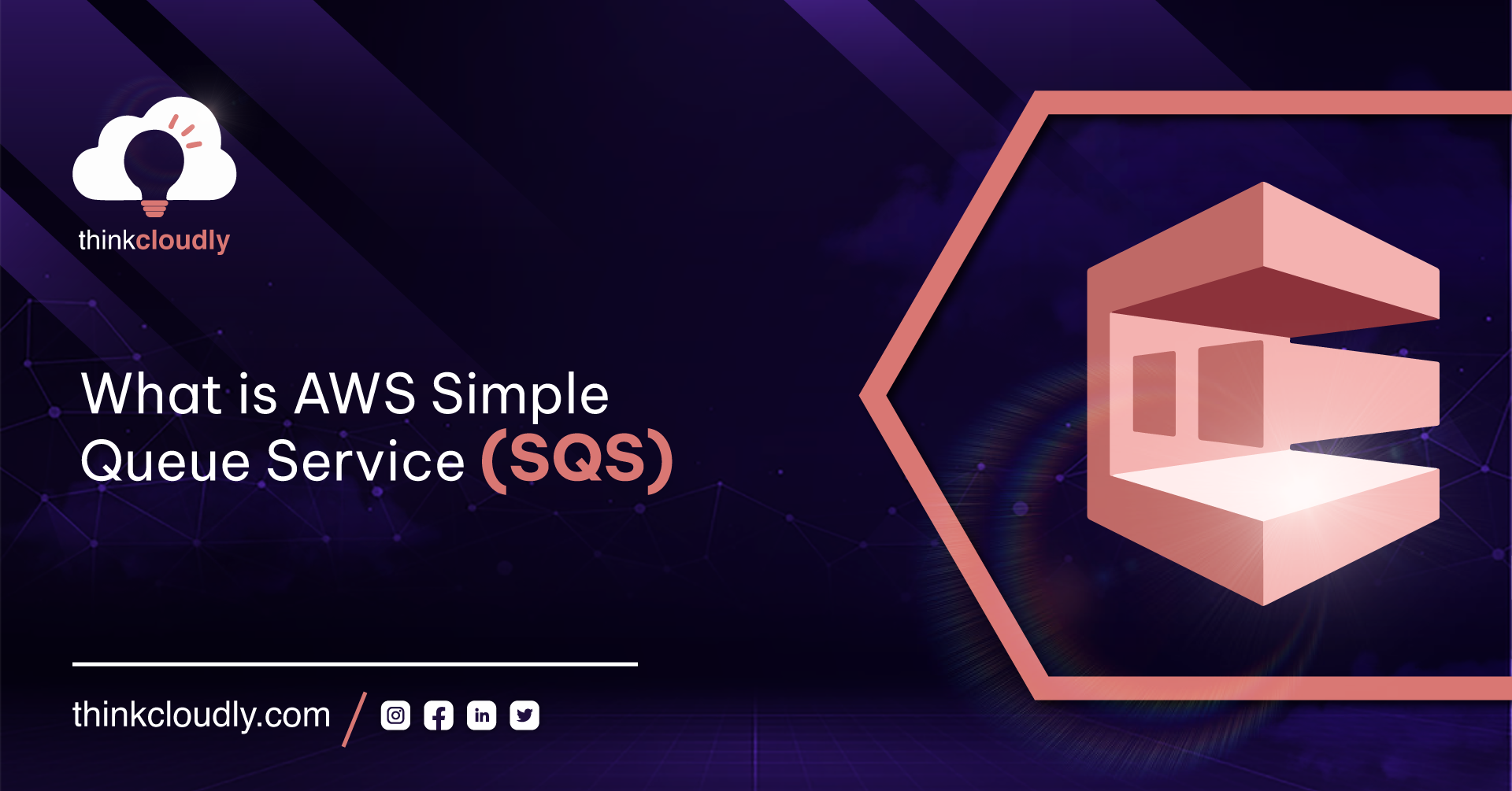 What is aws simple queue service sqs introduction thinkcloudly