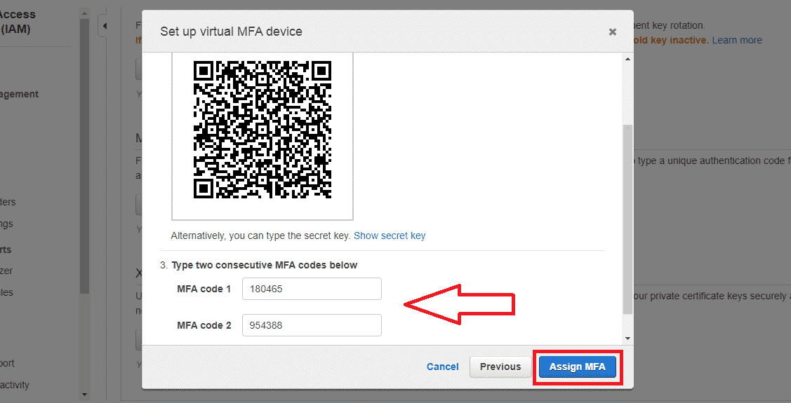 mfa app for aws