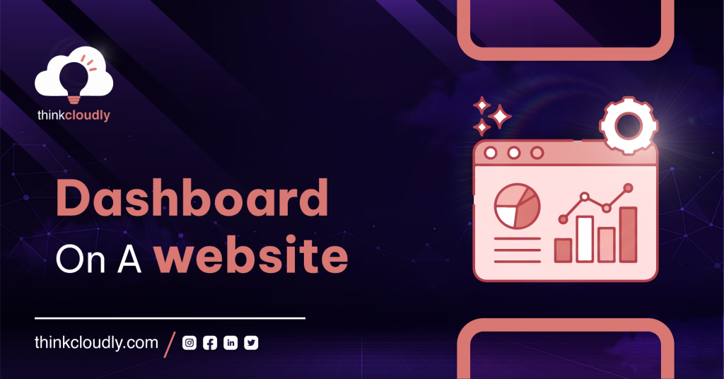 Dashboard On a Website