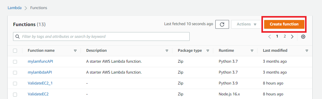 AWS API GATEWAY