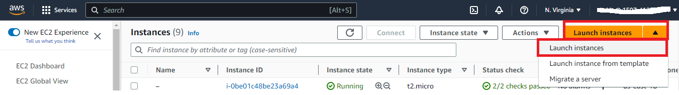Launch EC2 INSTANCE for AMI