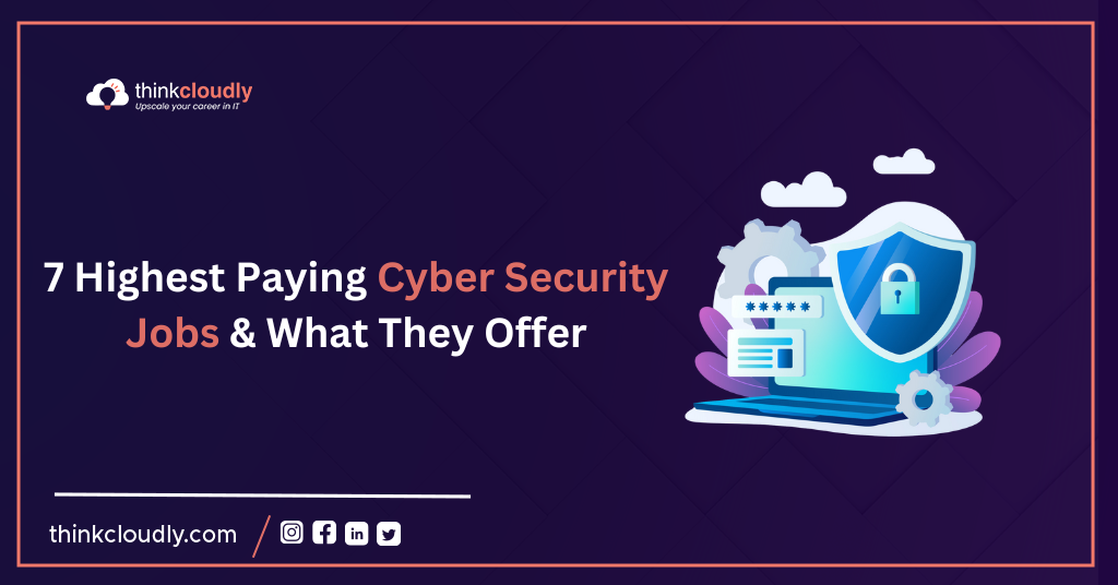 Highest Paying Cyber Security Jobs & Their Offers - Think Cloudly
