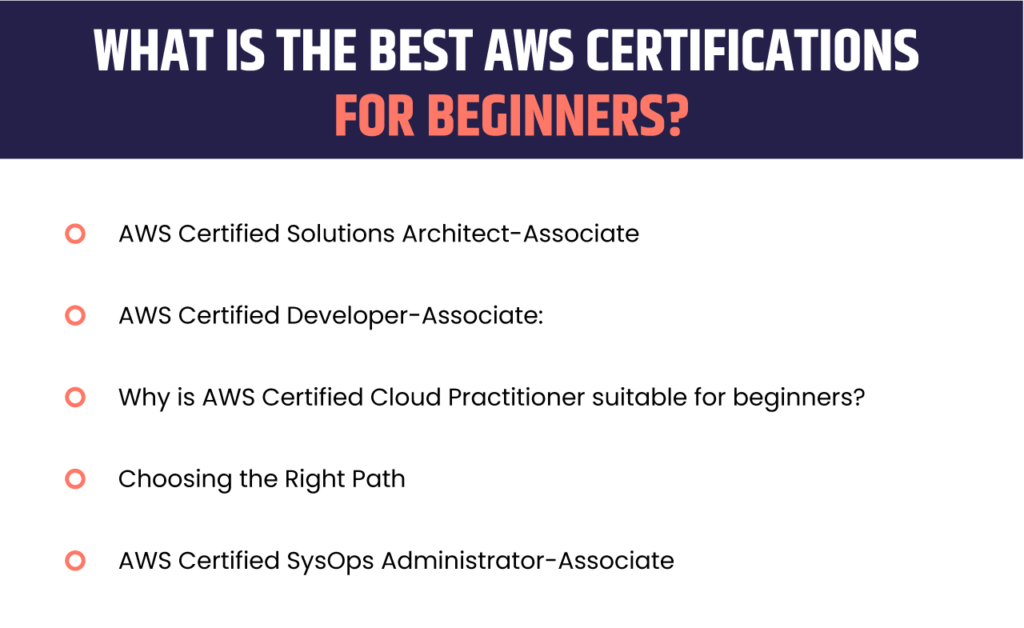 AWS Certification Path for Beginners