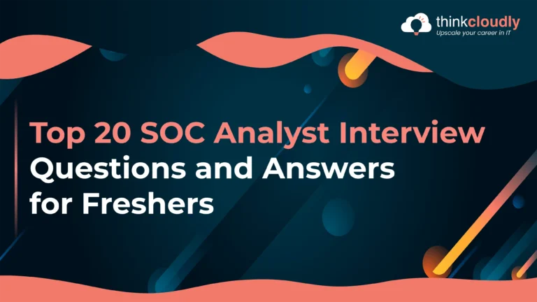 SOC analyst interview questions