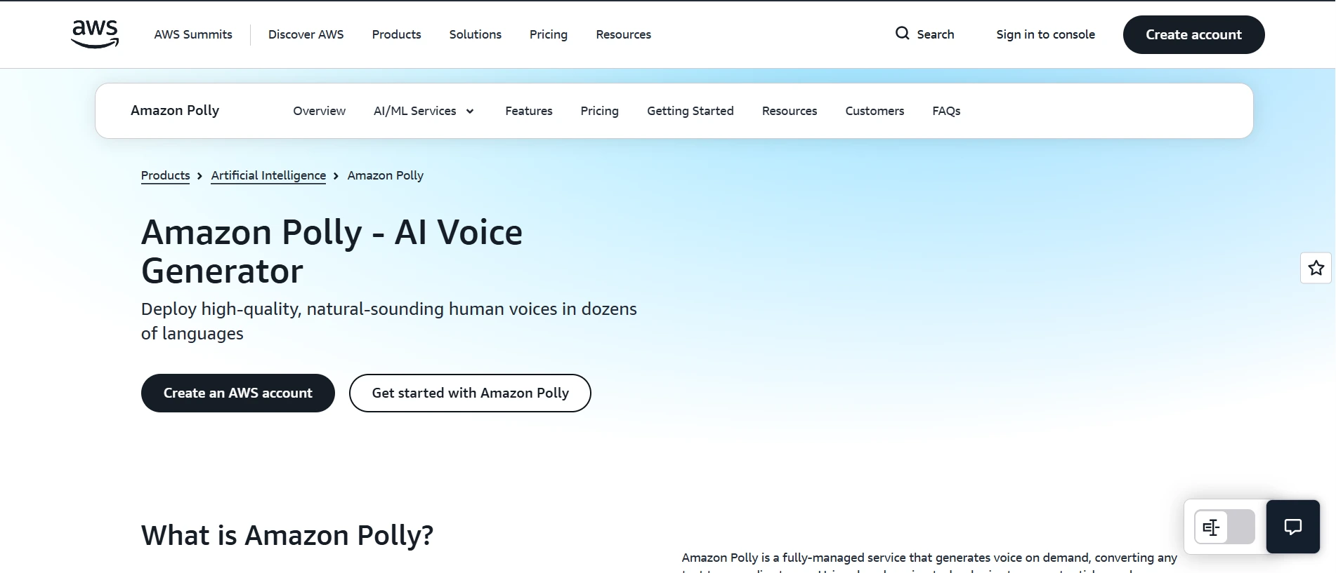 Amazon Polly Amazon Polly