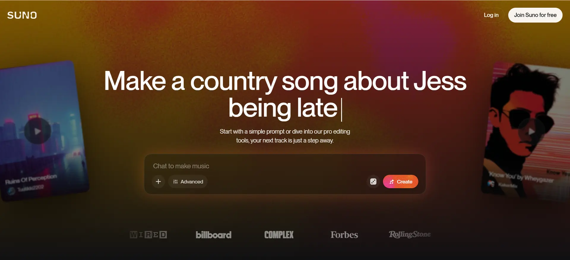 Suno — AI Music and Song Generation Suno — AI Music and Song Generation