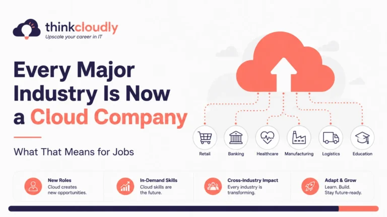 Every Major Industry Is Now a Cloud Company — What That Means for Jobs
