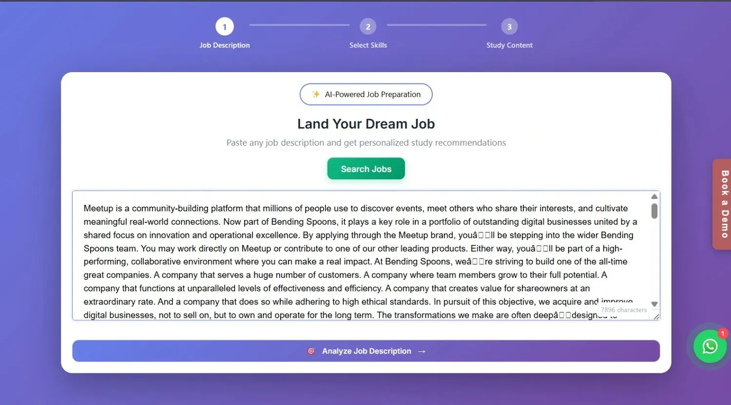 Land your dream job Land your dream job