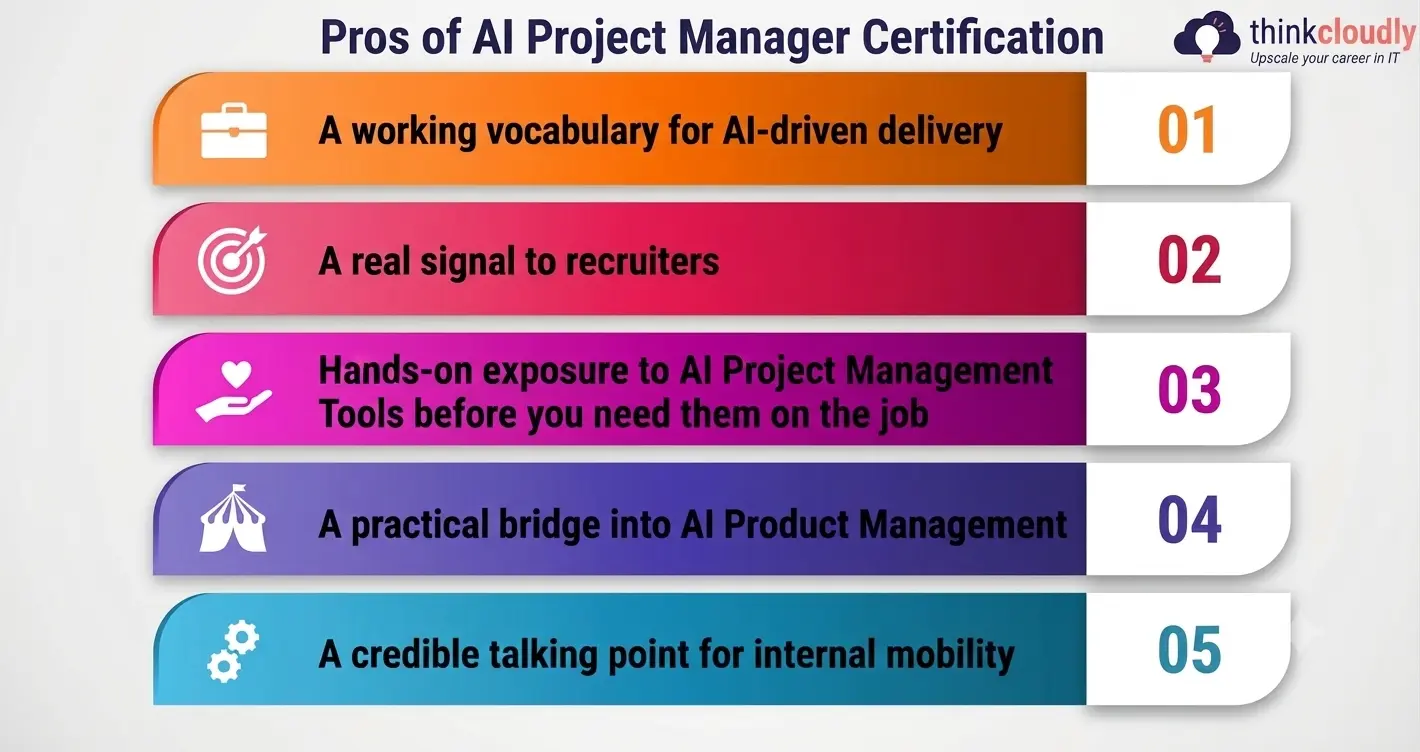 Pros of an AI Project Manager Certification Pros of an AI Project Manager Certification